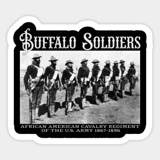 Buffalo Soldiers -Black History Sticker